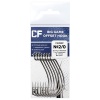 Офсетный крючок Crazy Fish Big Game Offset Hook №2/0  (7шт.)