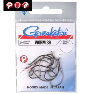 Крючок GAMAKATSU WORM 39 №2 (12 шт)