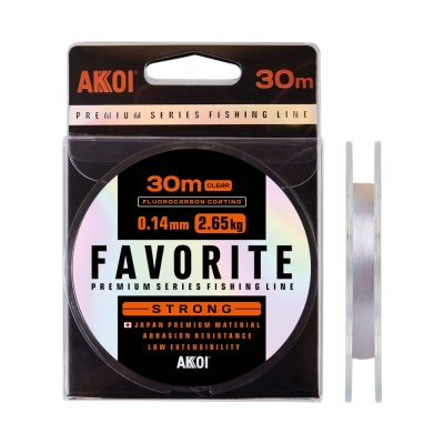 Леска AKKOI FAVORITE STRONG 30m 0.14mm
