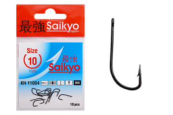 Крючки Saikyo KH-11004 CRYSTAL BR № 10 (10шт.)
