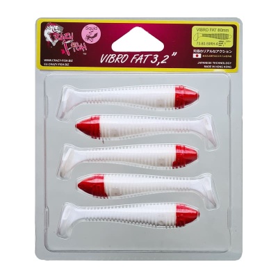 Силикон. приманки Crazy Fish Vibro Fat 3.2  73-80-59RH-6