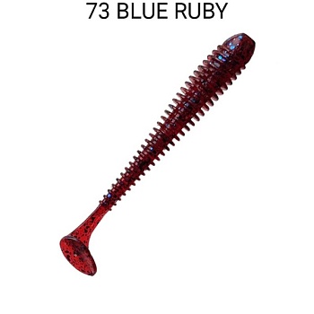 Силикон. приманки Crazy Fish Vibro Worm 3.  11-75-73-6