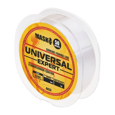 Леска AKKOI MASK UNIVERSAL EXPERT 50m clear 0.22mm