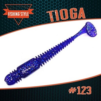TIOGA 4" (102мм) уп.5 шт. #123 VIOLET