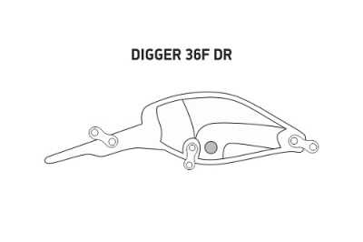 Воблер LureMax DIGGER 36FDR-106 4,2гр. плавающий