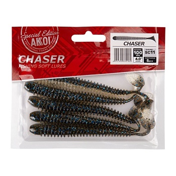 Силиконовая приманка AKKOI CHASER 100mm SC11