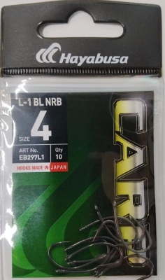 Крючки HAYABUSA L-1 BL NRB  №4