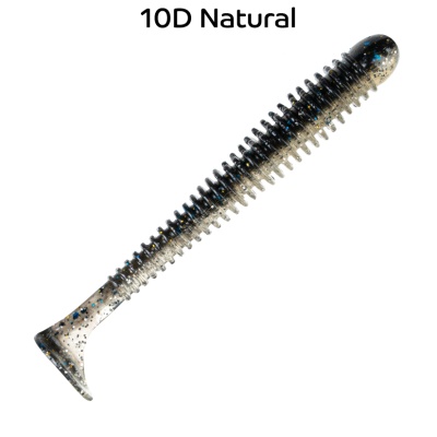 Силикон. приманки Crazy Fish Vibro Worm 3.4  13-85-10d-6 