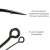 Одинарный крючок CF S hook №4 15 шт.черный
