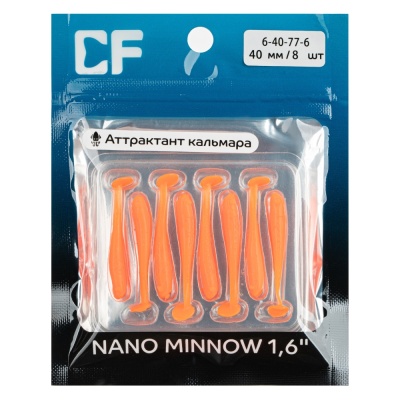 Силикон. приманки Crazy Fish NANO MINNOW  6-40-77-6 