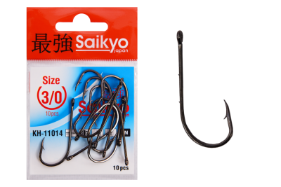 Крючки Saikyo KH-11014 BAIT HOLDER BN № 3/0 (10шт.)