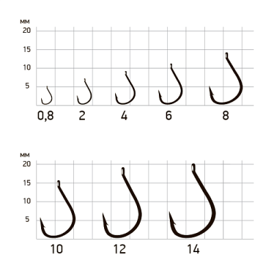 Крючки Saikyo KH-10003 Tanago BN № 10 (10шт.)