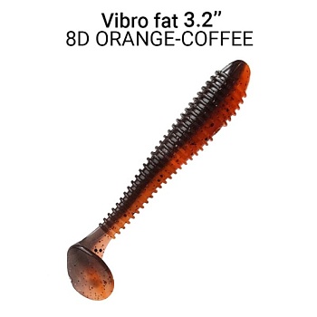 Силикон. приманки Crazy Fish Vibro Fat 3.2  73-80-8d-6