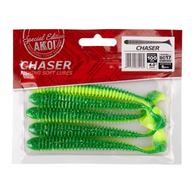 Силиконовая приманка AKKOI CHASER 100mm SC17