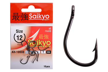Крючки Saikyo KH-10008 Idumezina BN № 12 (10шт.)