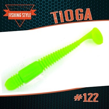 TIOGA 3.3" (83мм) уп.6 шт. #122 CHARTREUSE