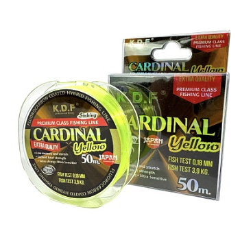 Леска K.D.F. Cardinal FC 0.08 мм 50 м
