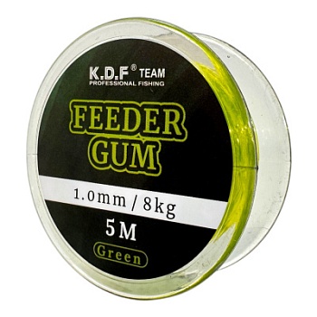 Фидерная резинка Feeder Gum 1мм 5м 8кг цв зеленый