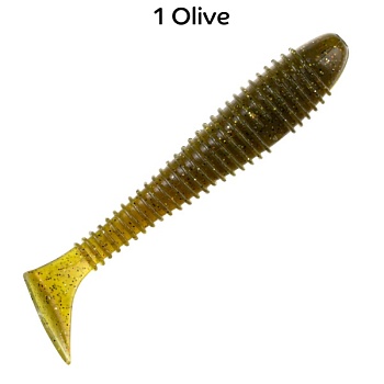 Силикон. приманки Crazy Fish Vibro Fat 4  14-100-1-6