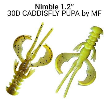 Силикон. приманки Crazy Fish Nimble 1.2  76-30-30d-6