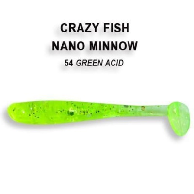 Силикон. приманки Crazy Fish NANO MINNOW  6-40-54-6 