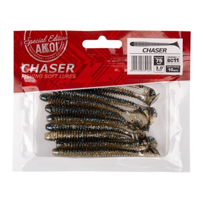 Силиконовая приманка AKKOI CHASER 75mm SC11