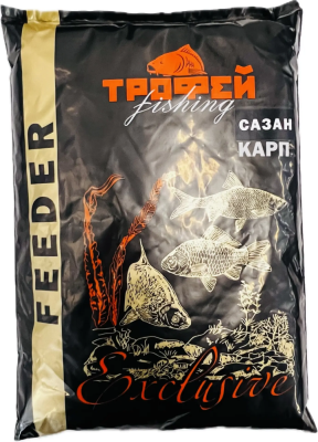 Прикормка Exclusive 1.0 кг.Карп-сазан