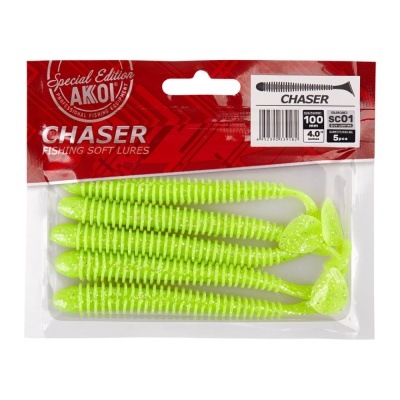 Силиконовая приманка AKKOI CHASER 100mm SC01