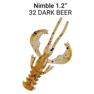 Силикон. приманки Crazy Fish Nimble 1.2  76-30-32-5