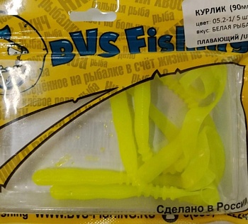Силиконовая приманка BVS Fishing КУРЛИК (90мм) цвет:05.2-1 (5 шт./уп.)