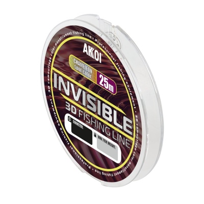 Леска AKKOI INVISIBLE 3D 100m chameleon 0.40mm 