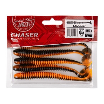 Силиконовая приманка AKKOI CHASER 100mm SC31