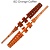 Силикон. приманки Crazy Fish Polaris 1.8  5-45-8d-6