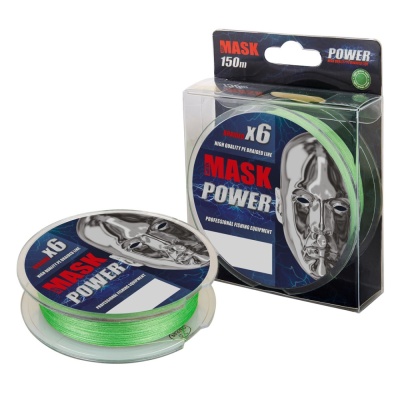 Плетеный шнур AKKOI MASK POWER x6 150m green 0.20mm