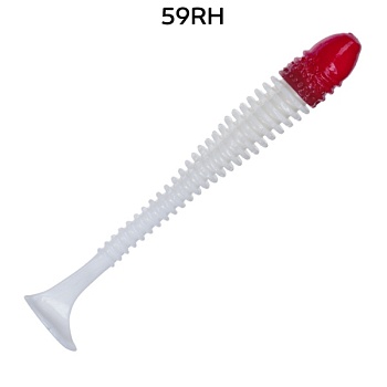 Силикон. приманки Crazy Fish Vibro Worm 3.4  12-85-59RH-6-F плавающие 