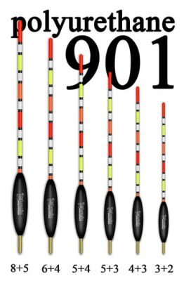 901  Поплавок из полиуретана  Wormix 8+5гр (10шт.)