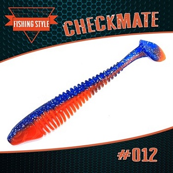 CHECKMATE BIG 5.5" (140 мм)уп.3 шт.#012 BLUE ORANGE