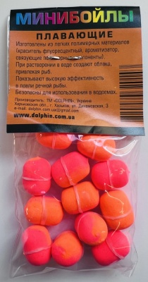Бойлы Dolphin 8/14 плавающие (тутти-краб)