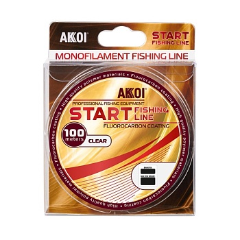 Леска AKKOI START 100m clear 0.16mm