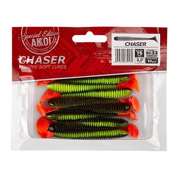 Силиконовая приманка AKKOI CHASER 75mm SC33