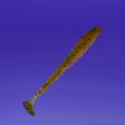 Силикон. приманки Crazy Fish Vibro Worm 4.  75-100-31-6