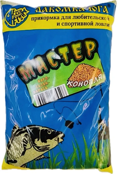 Прикормка Лакомка конопля 1кг(15шт ящ)