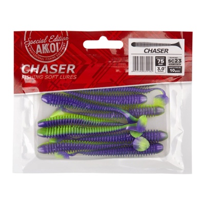 Силиконовая приманка AKKOI CHASER 75mm SC23