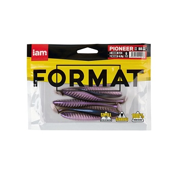 Силиконовая приманка FORMAT PIONEER 88mm F24