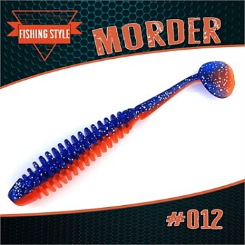 MORDER 3.7" (94мм) уп.6шт. #012 BLUE ORANGE
