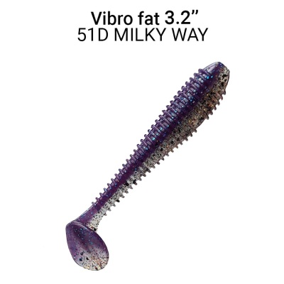 Силикон. приманки Crazy Fish Vibro Fat 3.2  73-80-51d-6