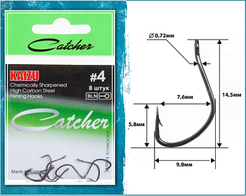 Крючок Catcher KAIZU №4