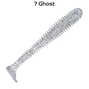 Силикон. приманки Crazy Fish Vibro Worm 3.  11-75-7-6