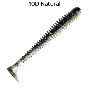 Силикон. приманки Crazy Fish Vibro Worm 3.4  13-85-10d-6 