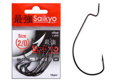 Крючки Saikyo BS-2315 BN № 2/0 (10шт.)